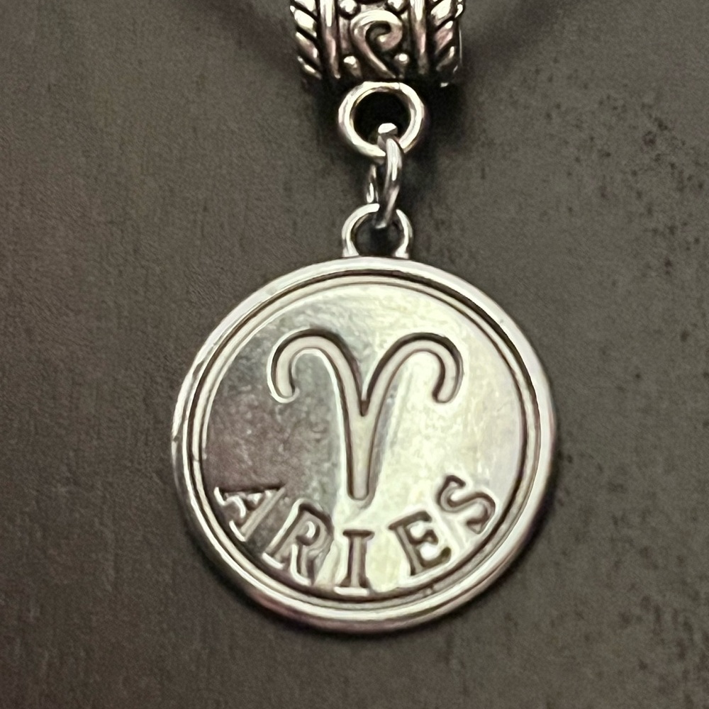 Hand Crafted Silver Aries Pendant Necklace - Picture 4 of 5